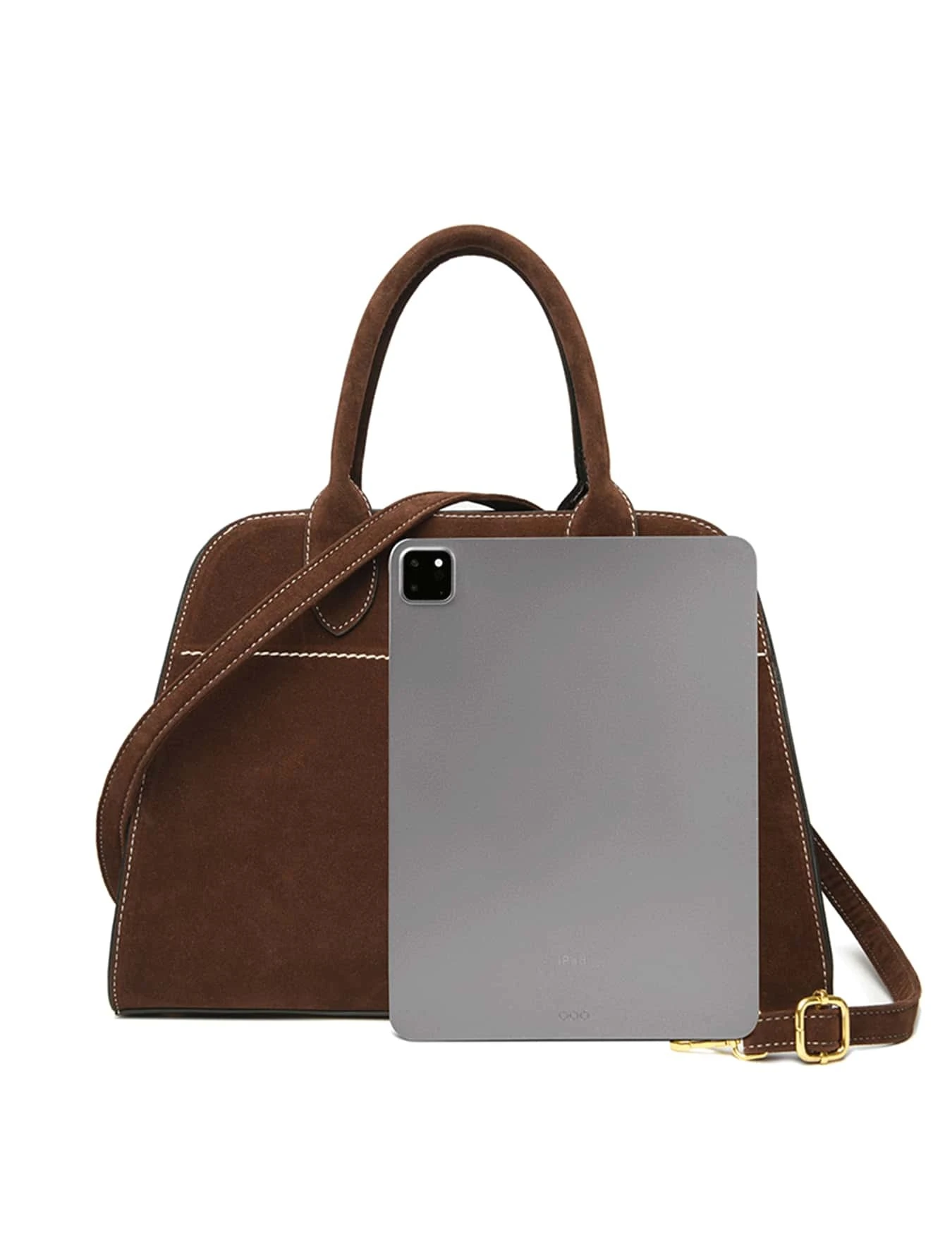 In 2024, The New Fashion Classic Joker Solid Color Suede Quilting