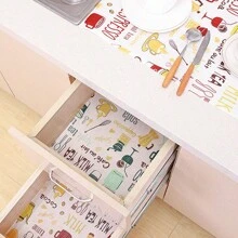 Revestimiento impreso a prueba de aceite, de 30*300cm, recortable, para gabinetes, cajones y estantes, impermeable y a prueba de humedad, protege el gabinete, encimera, cajones, de color fresco, se puede usar para gabinetes, estufa, cajones, armarios y talla grande