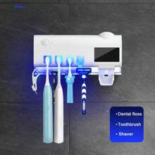 Tres en cepillo de dientes ultravioleta cepillo de dientes exprimidor automático de pasta de dientes distribuidor página de inicio