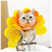 Elizabethan Collar Adjustable Flower Anti-Lick And Anti-Bite Pet Safety Small Medium Size LR-0309 - Đỏ - Xem 5