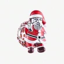 1 件圣诞老人袜子系列镀银饰品镀银适合手链、项链、DIY 礼物 - A - 查看 3