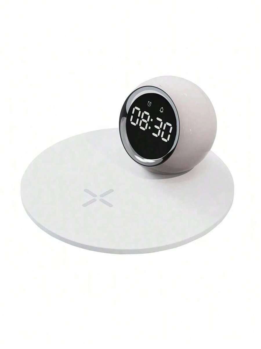 New Creative Alarm Clock Wireless Charging Compatible With IPhone 16/15