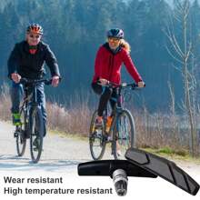 1 par de zapatas de freno para bicicleta de montaña, accesorios de ciclismo