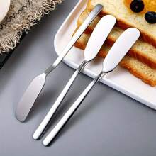 3/6/9Pcs Durable Stainless Steel Cheese Spreader Knife, Butter Knife For Jam/Peanut Butter/Condiments, Suitable For Sandwich/Bagels/Toast, Mirror Polished, Dishwasher Safe - Multicolor - View 11