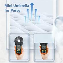 1pc Capsule Umbrella, Black Rubber Sunscreen And Sunshade Umbrella, Compact And Portable UV Resistant Umbrella, Sun Umbrella.