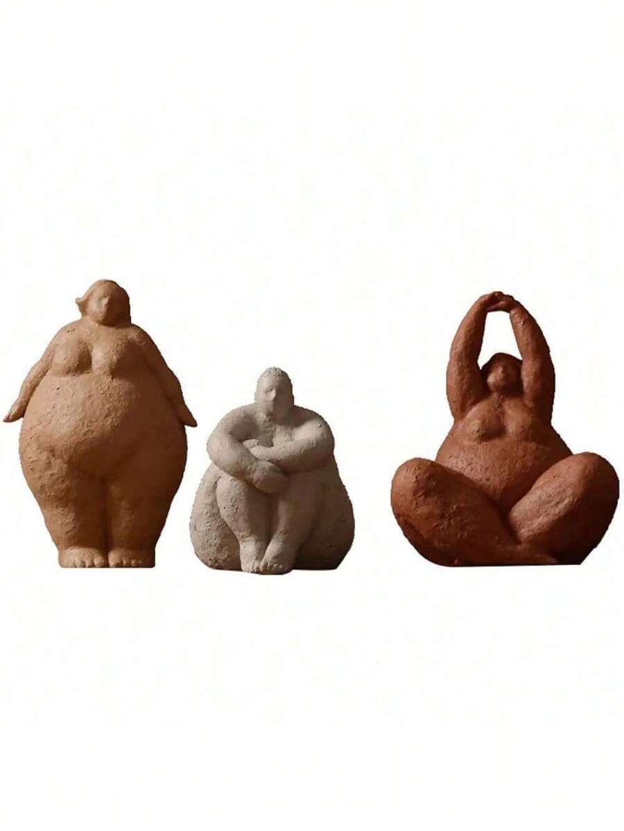 Abstract Art Fat Woman Ornament Character Resin Craft | SHEIN USA