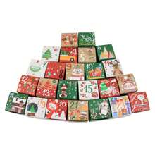 24pcs Christmas Advent Calendar Gift Box,Christmas - Multicolor - View 5