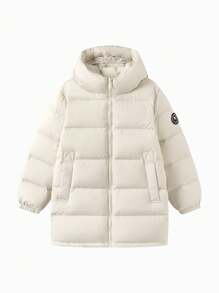 Balabala Kinder Daunenjacke große Kinder Winter warmer Kapuzenjacke