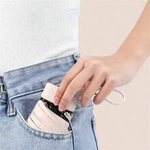 1pc Capsule Umbrella, Black Rubber Sunscreen And Sunshade Umbrella, Compact And Portable UV Resistant Umbrella, Sun Umbrella.