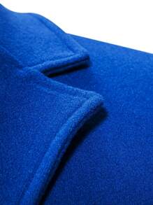 Men Solid Color Overcoat Autumn, Male Fashion Trench Coat