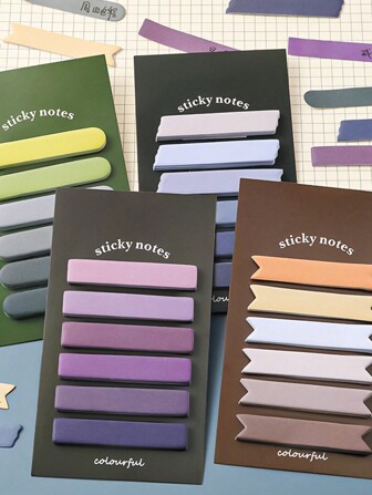 120 张彩色标签贴纸便签多种款式