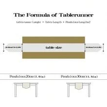 1 件带流苏的提花花卉图案黑色桌布