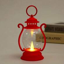 Lámpara de vela retro, luz de ambiente LED sin llama colgante para Halloween, decoración de fiesta de Navidad, cumpleaños, decoración de Ramadán, lámpara de aceite de vela, regalo decorativo atmosférico