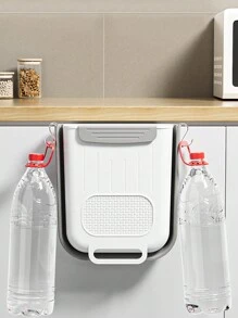 1 件可扩展壁挂式软塑料储物桶，保持厨房井然有序的清洁工具，多种尺寸可选，性价比高，送给妈妈的理想礼物，用于垃圾储存 - 彩色 - 查看 8