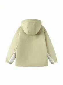 Balabala Áo khoác phao trẻ em bé trai mùa đông ấm áp - Màu Khaki - Xem 5