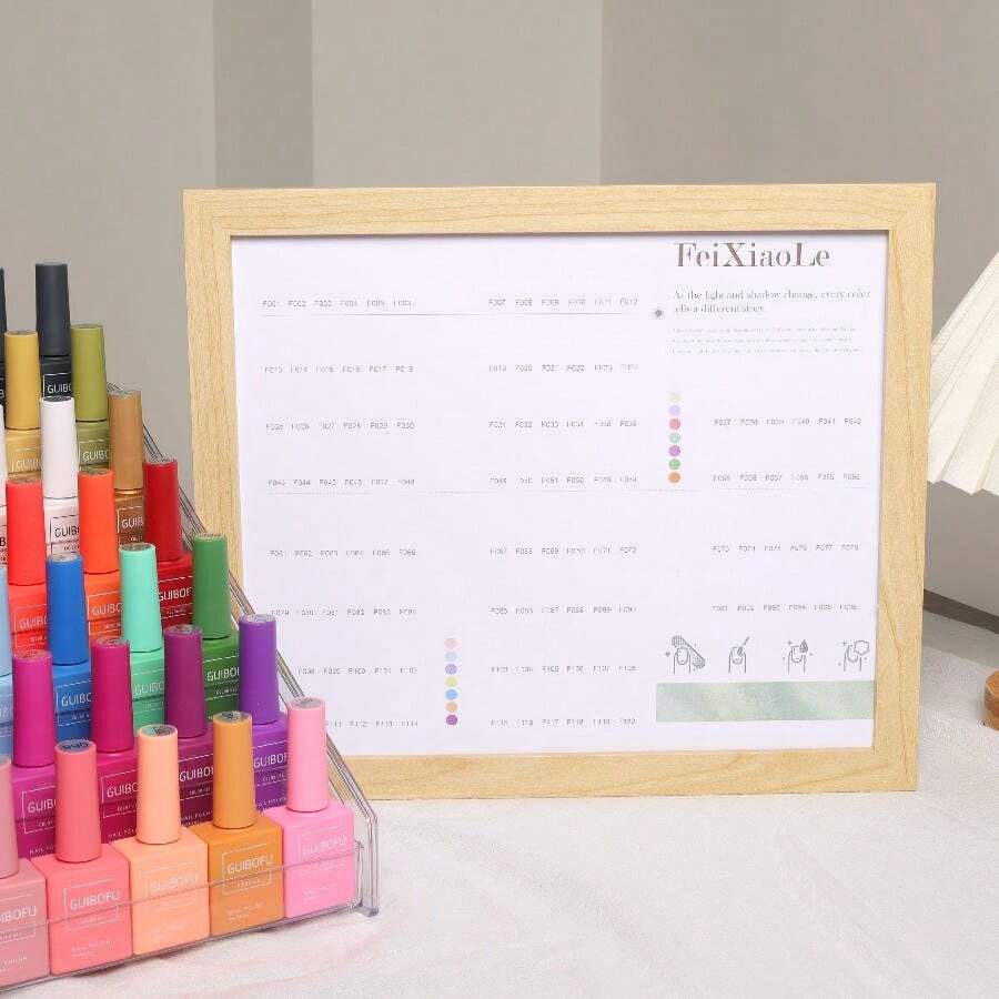 120pcs Set 15ml Gel Nail Polish Set 120 Color Series Fall Shine Finish