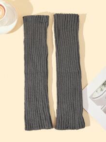 1 双女式可爱日式洛丽塔厚小腿暖腿套，柔软针织暖腿套，适合秋冬季女士配饰 - 常規款 - 查看 10