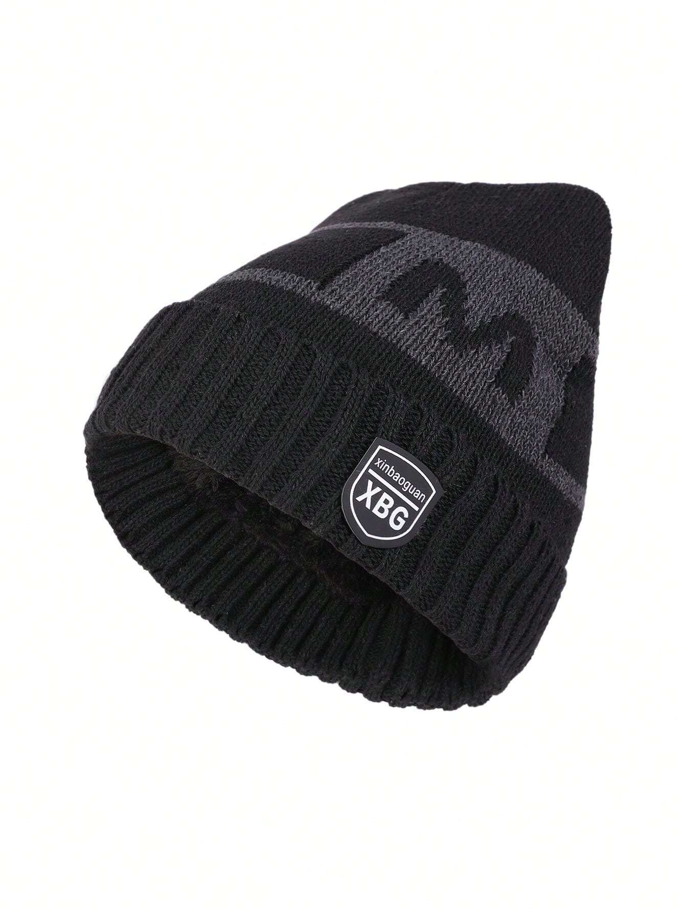 2pcs Kids 612 Years Old Thick Warm Ear Protective Windproof Knitted