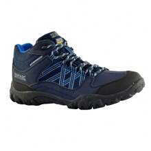 Regatta Womens/Ladies Edgepoint Waterproof Walking Boots - 55% Polyurethane/45% Polyester - (RG4575) - Navy/Petrol - View 3