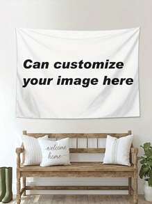 1pc Custom Tapestry Personalized Backdrop With Your Photo, Tapestry For Room Decor, Wall Art Decor,Best Gifts For Friends Birthday Graduation,Home Harmony