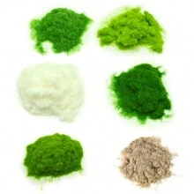 60G Different Color Flock Adhesive Static Powder Model Miniature Tree Foliage, Grass Tufts For HO N Scale Train Railway Models,Model Grass,Model Trains,711 Model