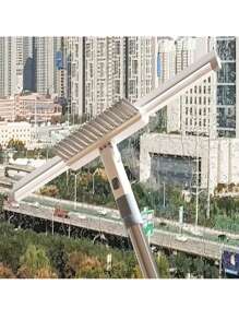 Silicone Magic Sweeper - Scrubbing And Mopping In One - Bathroom And Kitchen Floor Scrubber - Faster Drying Sweeper - Household Cleaning Tool - White - View 7