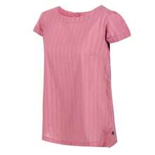 Womens/Ladies Jaelynn Dobby Cotton T-Shirt (Heather Rose) - Hoa hồng thạch nam - Xem 6