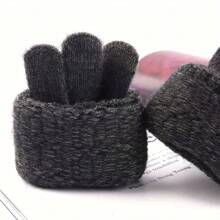 1 Cặp Găng tay len Alpaca tương thích với màn hình cảm ứng: Ấm áp & thời trang, thiết yếu cho mùa đông - Thích hợp cho văn phòng, du lịch, đạp xe và ngày lễ - Nhiều màu - Xem 6