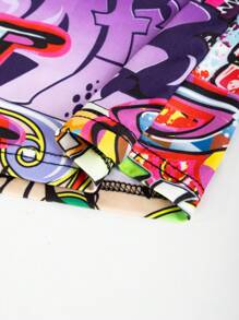 Men 5pcs Cartoon Graphic Boxer Brief Trunks - Multicolor - View 4