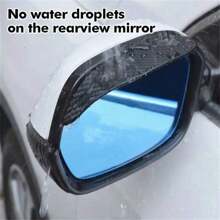 2 Packs Car Rearview Mirror Visor Rain Cover, Eyebrow Universal Rearview Mirror Visor, Suitable For Most Cars Trucks And SUVs