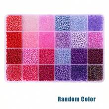 6400 件 24 色玻璃种子珠用于珠宝制作、DIY 手链珠宝制作套件、珠子组合套件手链戒指项链制作、DIY、礼品、工艺品 - 彩色 - 查看 9