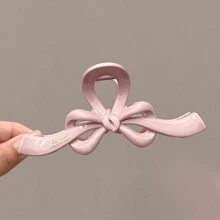 1 件可爱甜美蝴蝶结爪夹优质高雅感发夹，发爪发饰，适合日常使用 - 彩色 - 查看 10