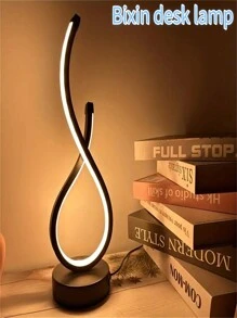 1 Stück klassische Schlangen-förmige spiralförmige LED-Schreibtischlampe - Schlafzimmer-Dekor Nachtlicht mit 3-farbiger dimmbarer Steuerung, USB-betrieben, moderne dekorative Lampe für Zuhause, Büro, Bar, Party, Schreibtisch-Beleuchtung, Mode-Lampe für das Jahr der Schlange