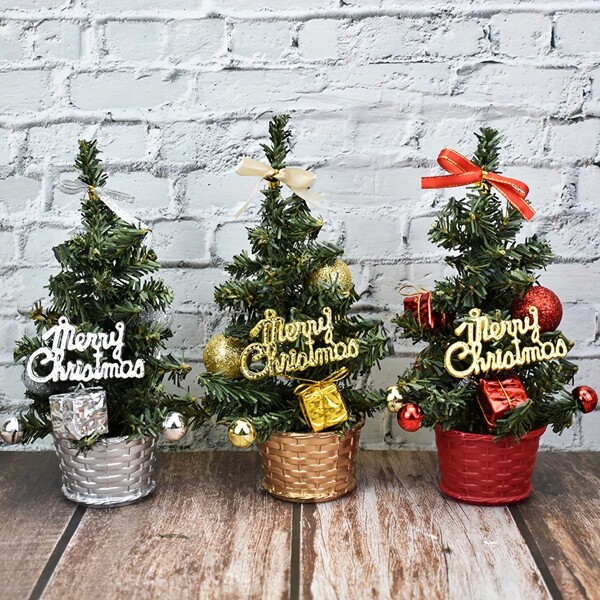 1 Stück Mini Weihnachtsbaum Ladentheke Weihnachtsdekoration, sehr geeignet für Weihnachtsdekoration, Zuhause, Küche, Tisch Atmosphäre Dekoration, Weihnachten