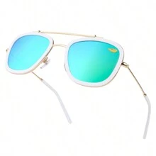 Kính mát phi công mới nhất năm 2024 dành cho nữ dùng ngoài trời, lái xe, thương hiệu chính hãng, kính mắt nam với thiết kế hợp thời trang, phụ kiện đi biển dành cho nữ, kính râm, kính mát, đồ cơ bản hợp thời trang và bộ đồ len, quần jean, quần nỉ, áo khoác hoodie, váy và áo sơ mi dài tay - Nhiều màu - Xem 4