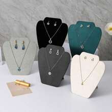 1pc Foldable Necklace, Bracelet & Jewelry Display Stand, Pendant Holder Storage Rack Sun Travel Cool Back To School - Multicolor - View 10