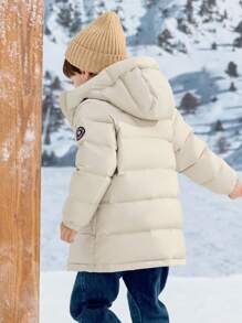 Balabala Kinder Daunenjacke große Kinder Winter warmer Kapuzenjacke