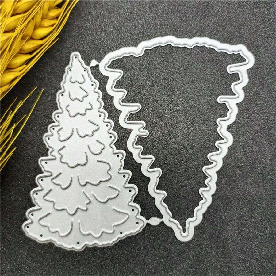 DIY Christmas Tree Metal Carbon Steel Cutting Knife Mold For Kids Paper