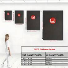 1 件/套复古黑白我们想要啤酒禁令墙艺术海报和印刷品，适合啤酒和烈酒爱好者的时尚帆布墙艺术，适用于客厅、卧室装饰，帆布墙装饰，无框架 - 黑與白 - 查看 9