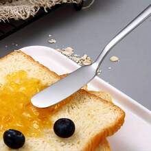 3/6/9Pcs Durable Stainless Steel Cheese Spreader Knife, Butter Knife For Jam/Peanut Butter/Condiments, Suitable For Sandwich/Bagels/Toast, Mirror Polished, Dishwasher Safe - Multicolor - View 5