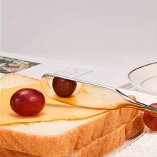 3/6/9Pcs Durable Stainless Steel Cheese Spreader Knife, Butter Knife For Jam/Peanut Butter/Condiments, Suitable For Sandwich/Bagels/Toast, Mirror Polished, Dishwasher Safe - Multicolor - View 9