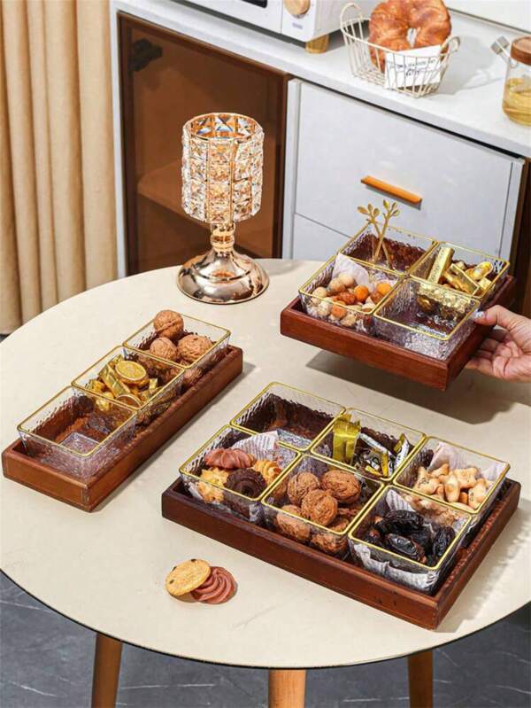 1pc Minimalista Retro Lanche Prato/Prato Para Uso Na Cozinha