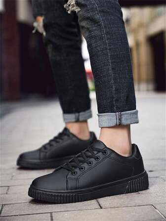 2024 Casual Couple Sneakers, Students Sports Shoes, Lightweight & Flexible, Lace-Up