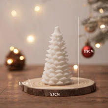1pc Scented Candle In Christmas Tree For Bedroom Aromatherapy, Home Decor Holiday Decoration Gift,Christmas