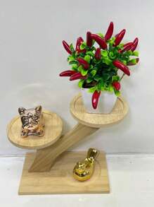 Flower With Plastic Vase For Decoration - 胡椒 - 查看 5