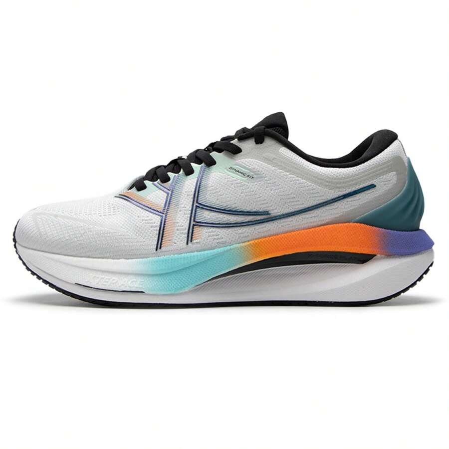 XTEP Zapatillas de running Tancheng Max para hombre, zapatillas deportivas ligeras, calzado casual para hombre, 976119110063 Verde lima/Verde primavera - Lima luna/Verde Feiquan - Ver 1