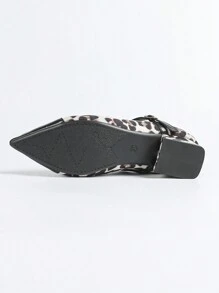 女士柔软时尚休闲优雅舒适一脚蹬穆勒鞋，百搭日常穿着 - 彩色 - 查看 7