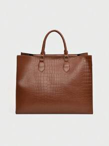 Bolsa de viaje/compras versátil para todo el año con estampado de serpiente, de gran tamaño. Bolso tipo tote llamativo y de moda para mujeres para el trabajo