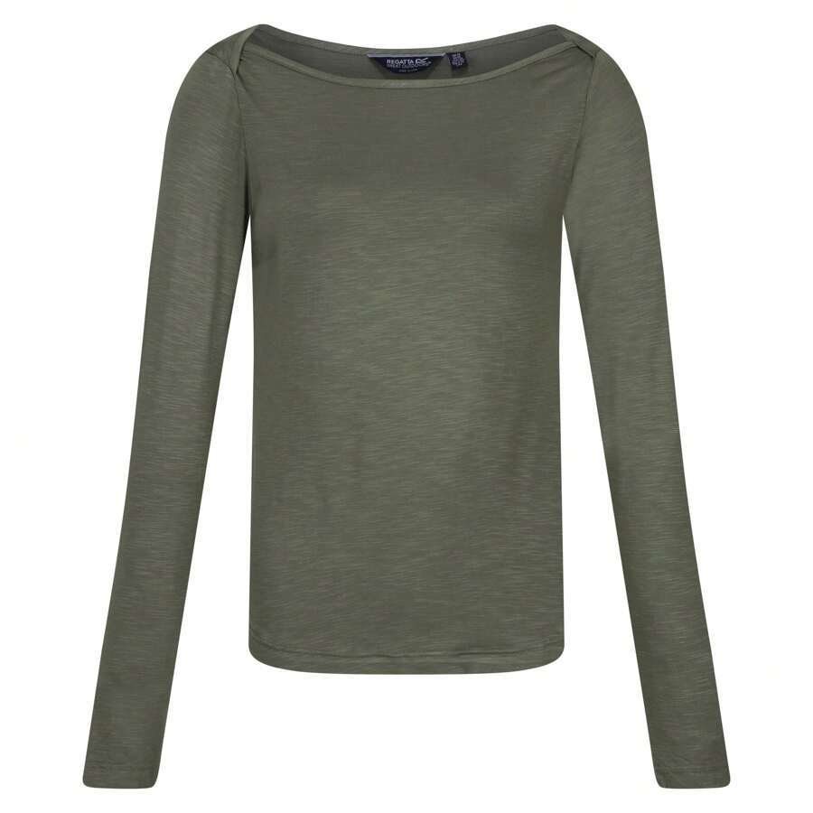 Womens/Ladies Lakeisha Long-Sleeved T-Shirt (Four Leaf Clover) - Cỏ bốn lá - Xem 1