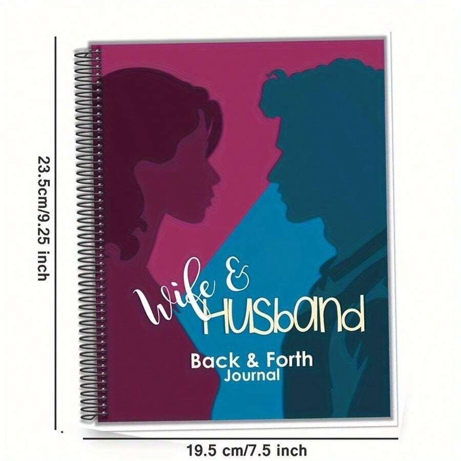 1Piece Set Of Couple's Back And Forth Diary Couple's Love Diary A